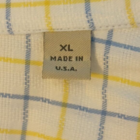 Burberry London Checkered Long Sleeve Button Up Shirt Size XL - Picture 5 of 7